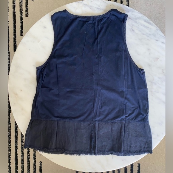 XCVI Navy Tank Top - Picture 2 of 7